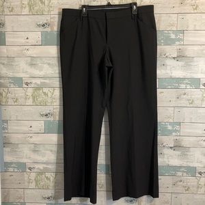 Size 18 black trouser pants EUC